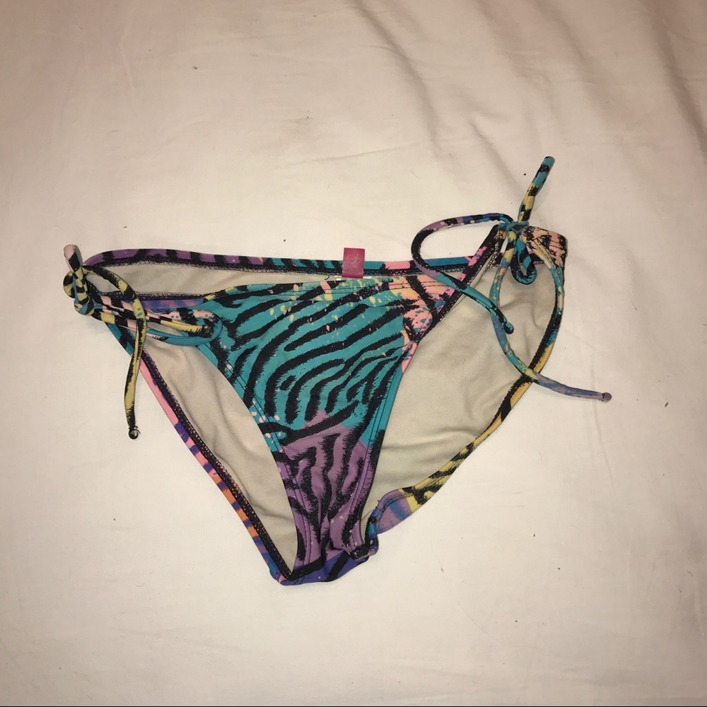 Zebra Print bikini bottoms